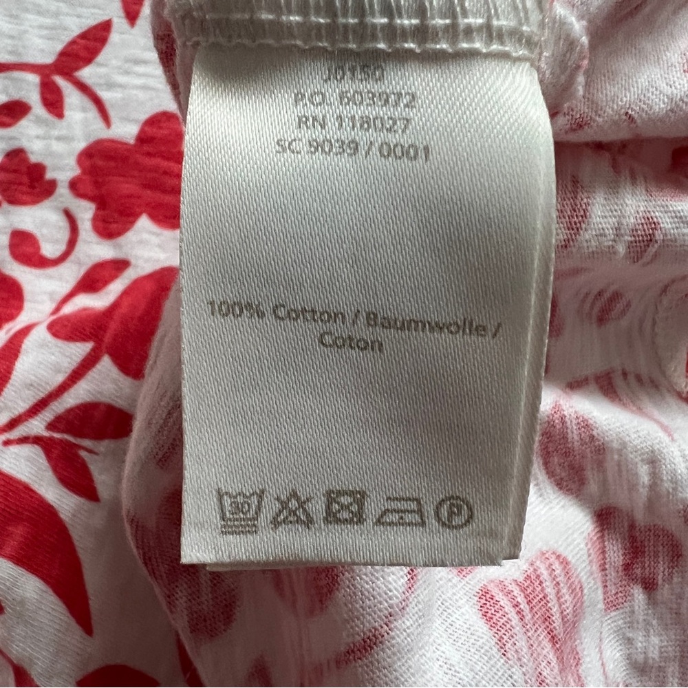 Boden Tarifa Floral Shift Jersey Cotton Preppy Beach Minimalist Dress Size 6 - Picture 4 of 7